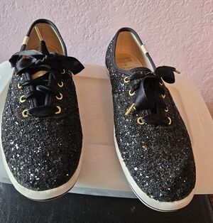 Kate Spade black Glitter Women's Shoes